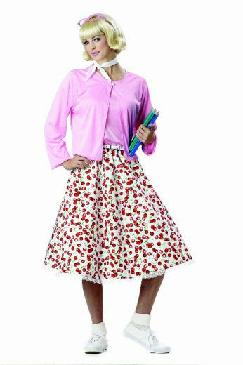 California Costumes Women's Retro 50's Sweetheart Adult Costume Size Large 10-12