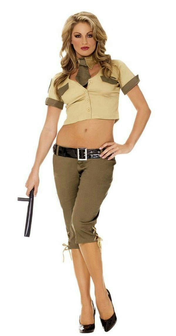 Elegant Moments Womens Highway Hottie Patrol Sexy Adult Ladies Costume Large