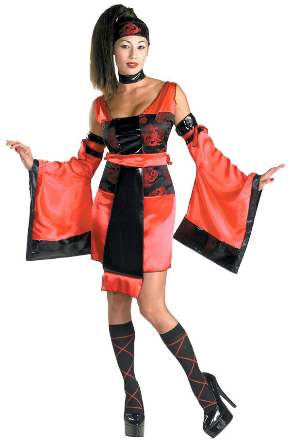 Disguise Women's Worldscape Sexy Samurai Adult Costume Size Large 12-14