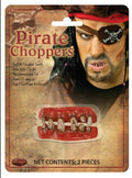 Soft Flexible Pirate Choppers Character Top and Bottom Teeth Costume Accessory