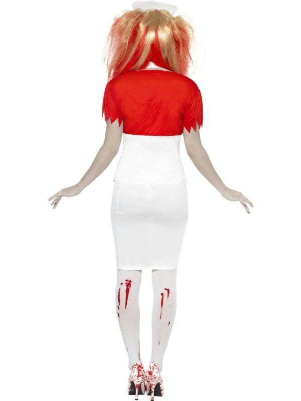 Smiffy's Women's Blood Drip Nurse Adult Zombie Costume Small 6-8