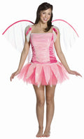 Enchanted Fantasy Pink Fairy Adult Costume with Wings