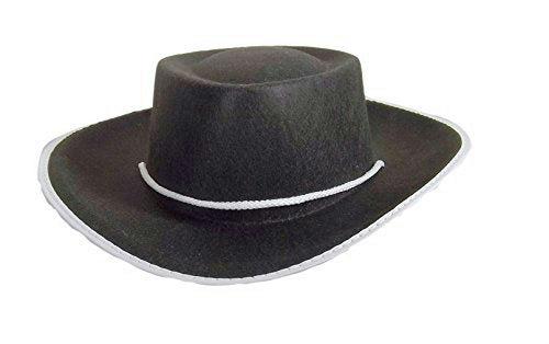 Jacobson Black Felt Child Cowboy Costume Hat Large