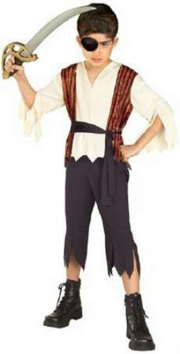 Rubie's Boy's 12142 Buccaneer Pirate Child Costume Size Small 4-6