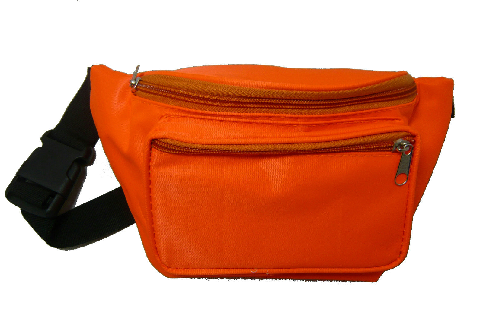 Neon Orange 80's Fanny Pack Waist Carrier Costume Accessory