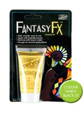 Mehron Fantasy FX Cream Water Based Face & Body Blacklight Makeup 1 oz Glow Lime