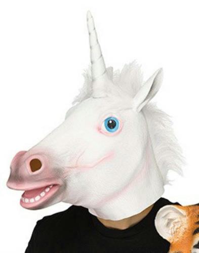 Fun World Latex Unicorn Adult Fantasy Animal Mask