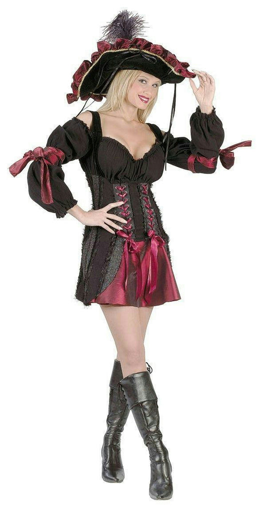 Fun World Women's Playful Stitch Pirate Sexy Adult Costume S/M 2-8