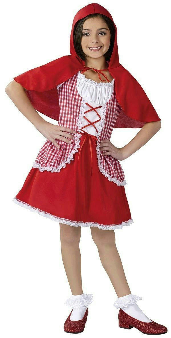 Fun World Girl's Red Riding Hood Child Costume Size Small 4-6