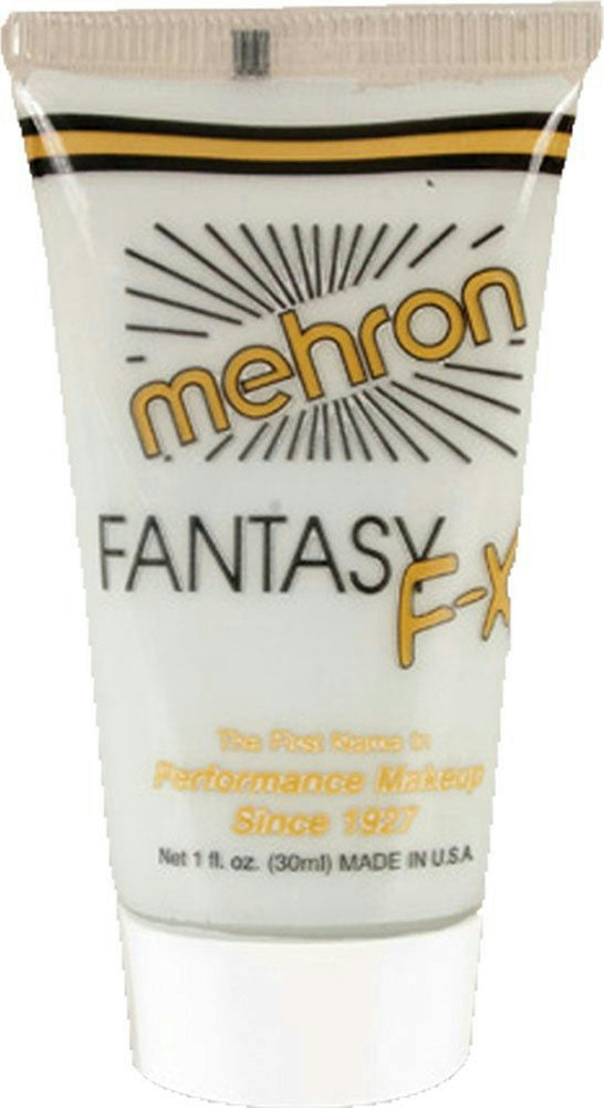 Mehron Fantasy FX Cream Water Based Makeup 1 oz Moonlight White