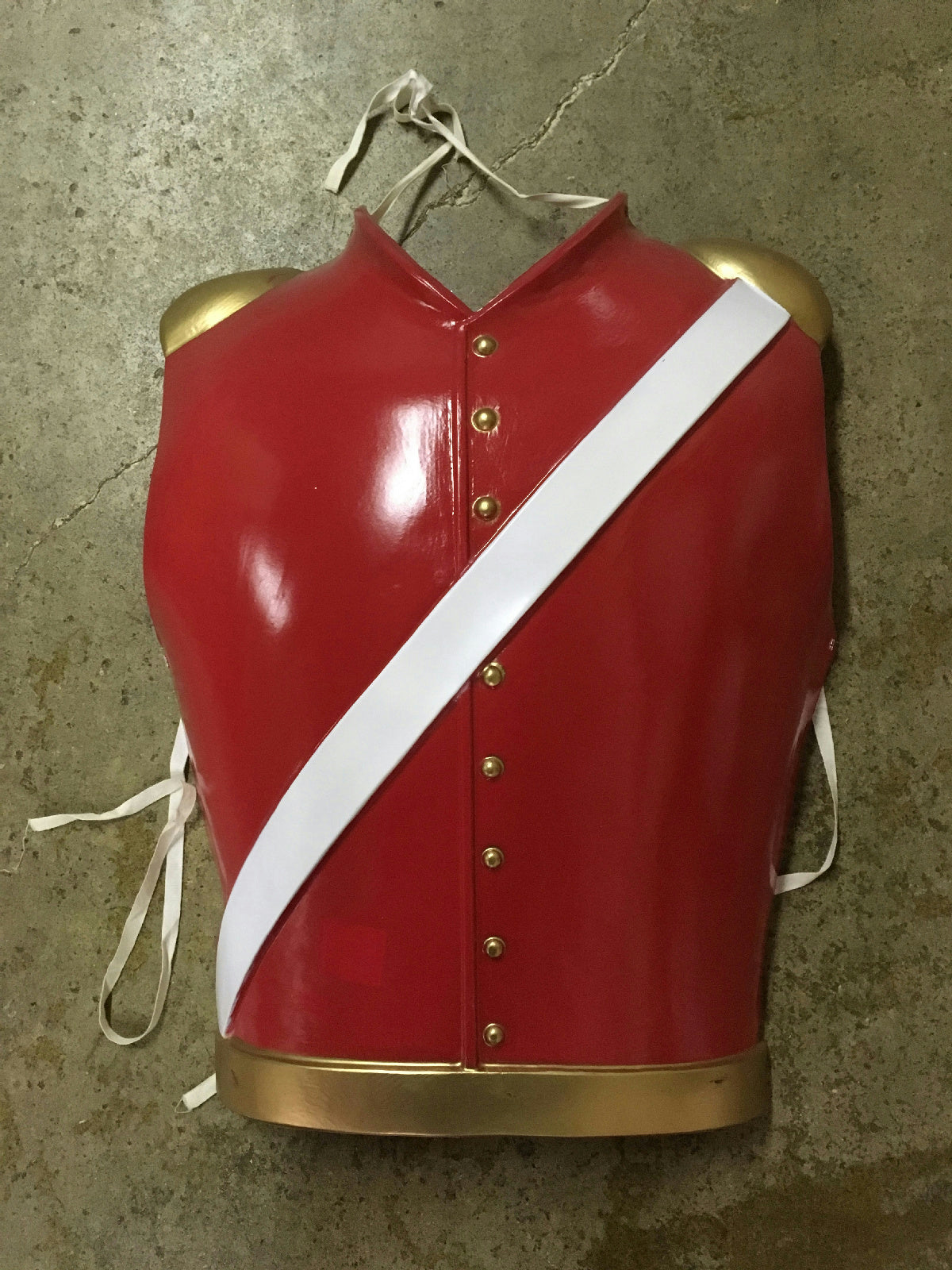 Cesar Plastic Toy Soldier Chest Piece Christmas Costume Accessory