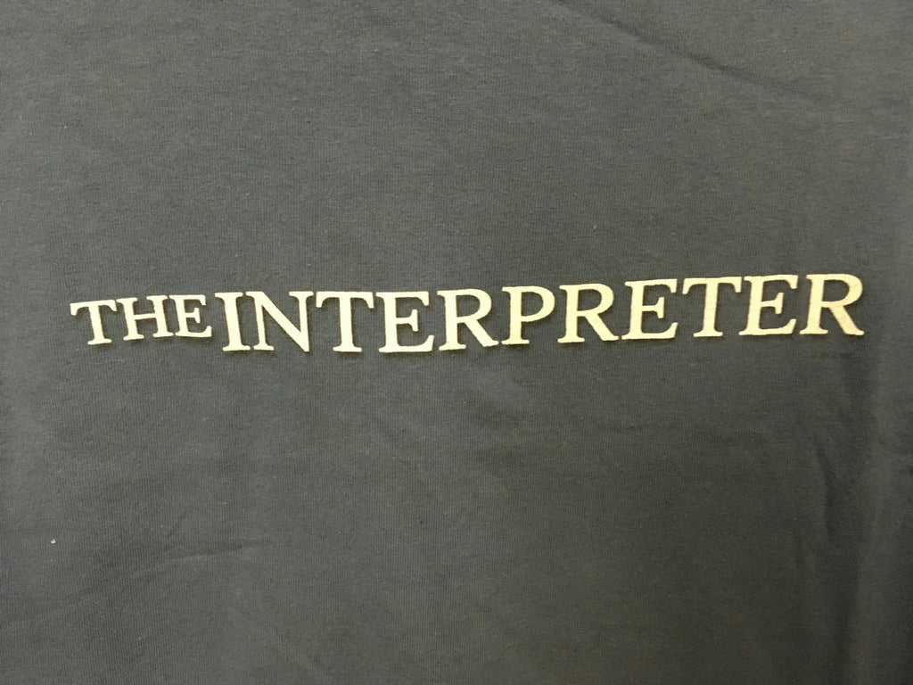 The Interpreter 2005 Drama Movie Memorabilia Blue Adult T-Shirt XL