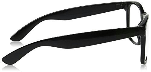 High Quality Retro Nerd Dork Fashion Glasses Black Frame Clear Lens Buddy Clark