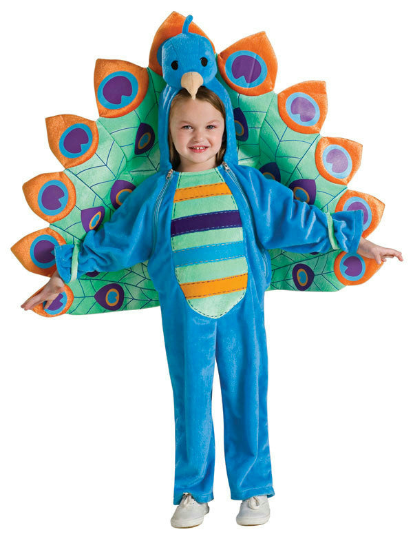 Fancy Deluxe Peacock Bird Child Costume Newborn 0-6 months