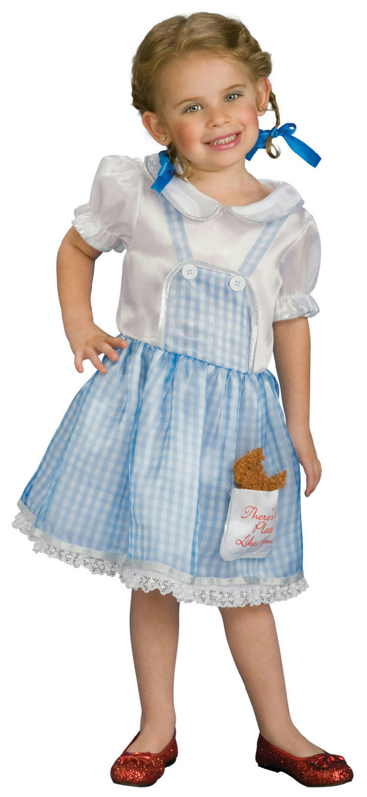Wizard of Oz Little Girls Dorothy Costume Size Toddler 2-4