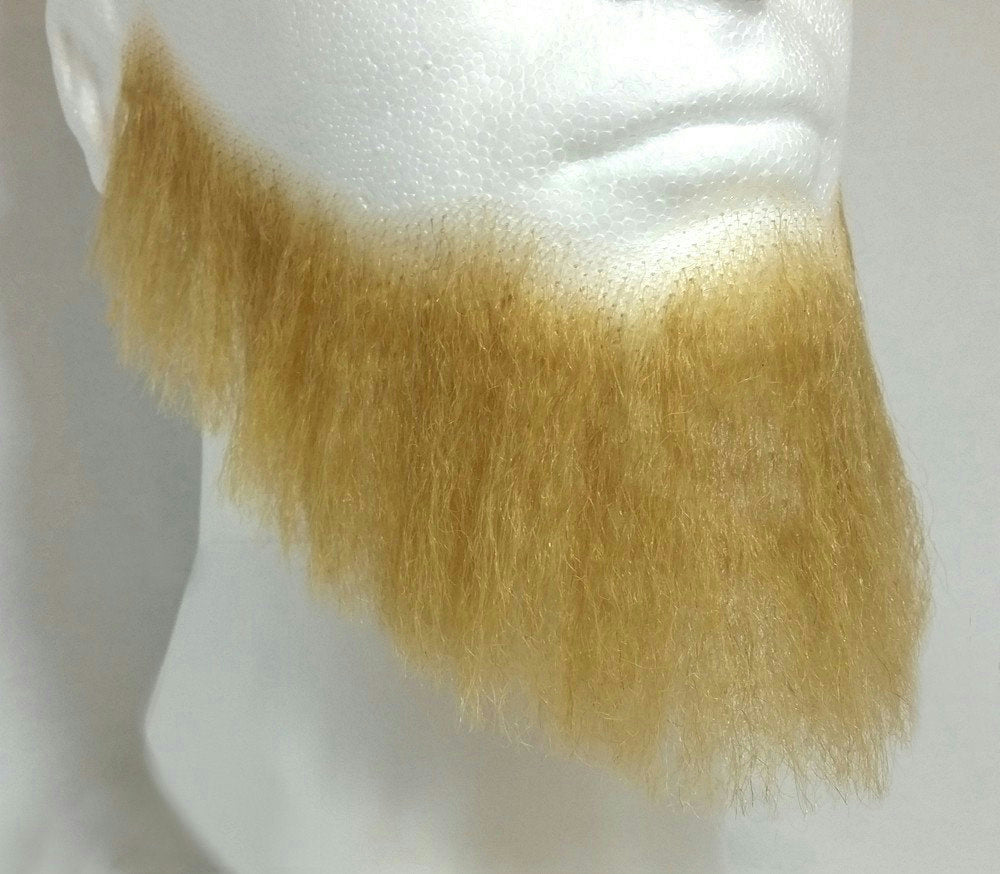 Blonde Human Hair Full Character Professional Costume Beard 2024