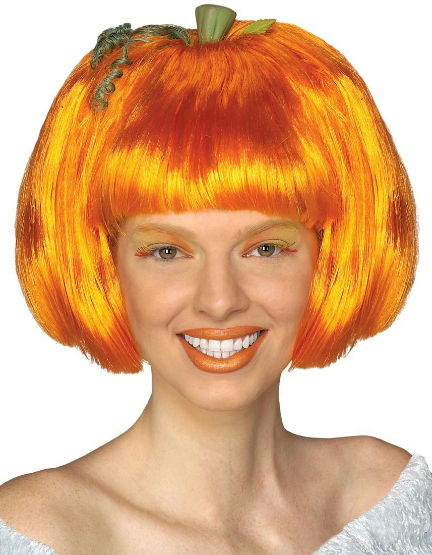 Orange Pumpkin Spice Candy Corn Wig