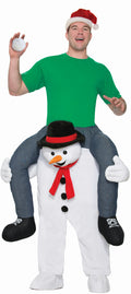 Ride a Snowman Carry Me Cold Shoulder Funny Adult Christmas Winter Costume