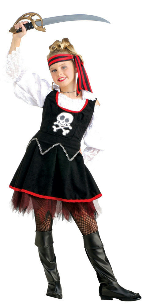 Pirates of the Seven Seas Ship Mate Girls Child Costume Size Small 4-6