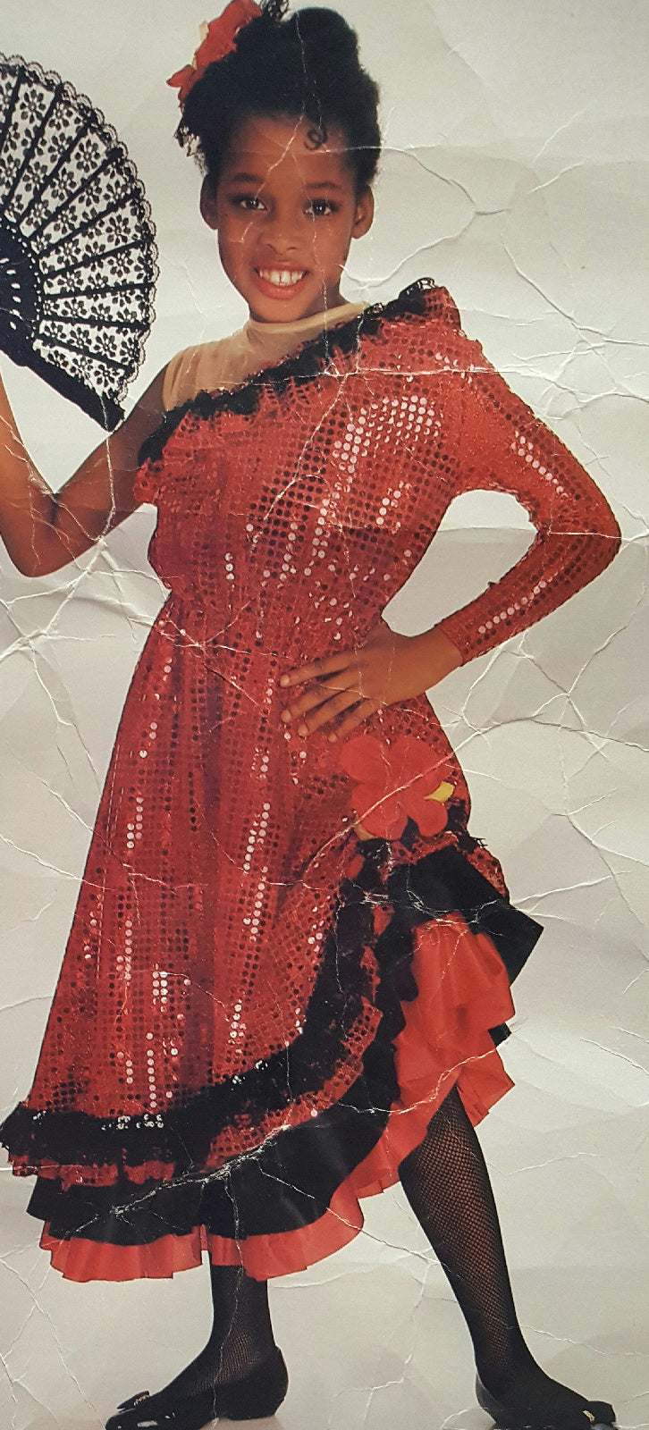 Deluxe Flamenco Dancer Child Large 12-14