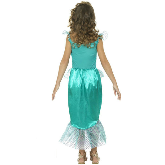 Smiffy's Girls Deluxe Little Mermaid Fairytale Fancy Dress Tween Costume ages 12