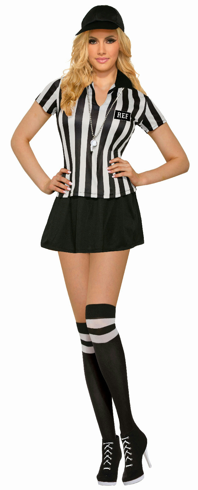 Sexy Referee Adult Costume Standard Size 8-14