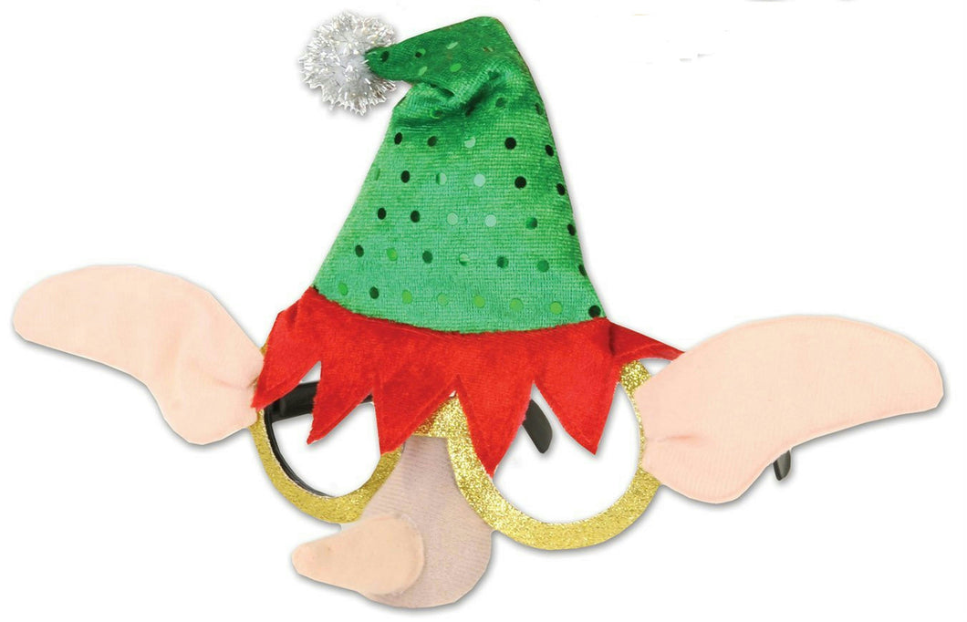 Christmas Novelty Elf Glasses Costume Accessory