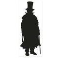 Villain Silhouette Halloween Wall Indoor Outdoor Use Door Paper Party Decor