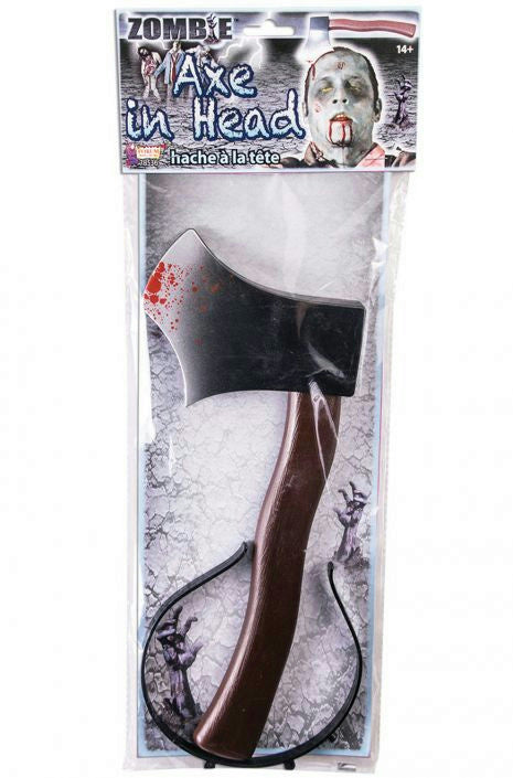 Axe In Head Bloody Zombie Halloween Headband