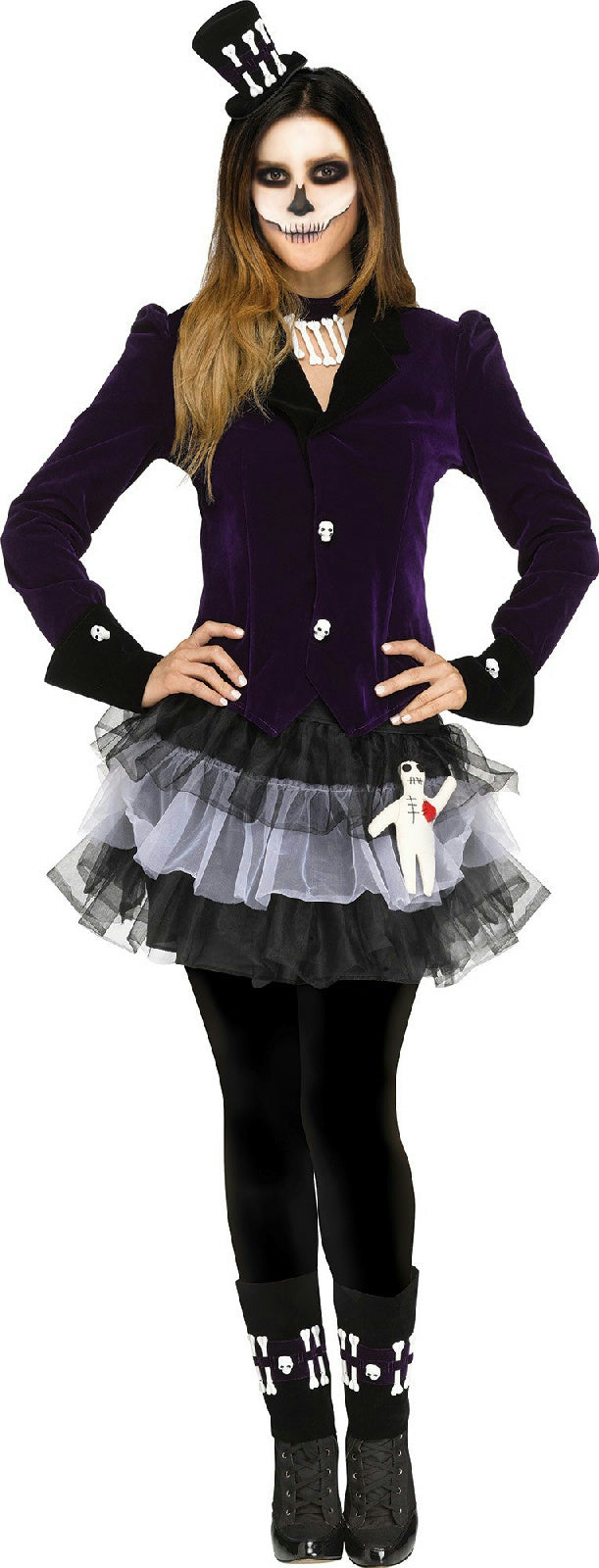 Fun World Women's Voodoo Dolly Adult Costume S/M 2-8