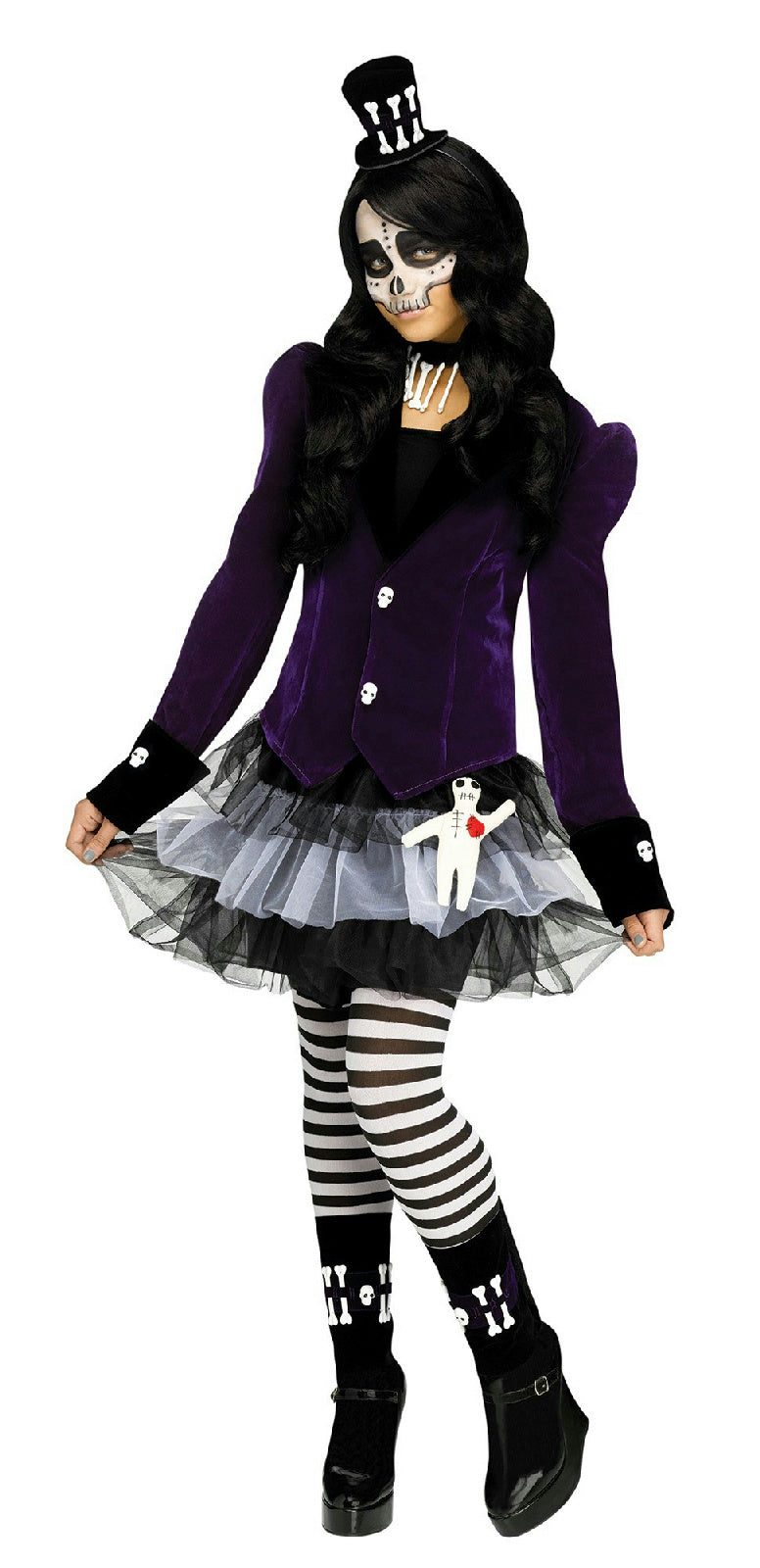 Fun World Girl's Voodoo Dolly Child Costume Medium 8-10