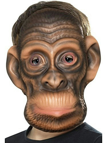 Smiffy's Chimp EVA Foam Costume Animal Mask One Size Fits Most