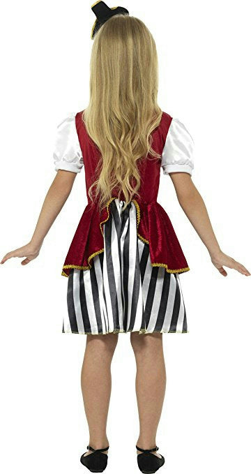 Smiffy's Girls Deluxe Pirate Girl Fancy Dress Child Costume Sz Small 4-6