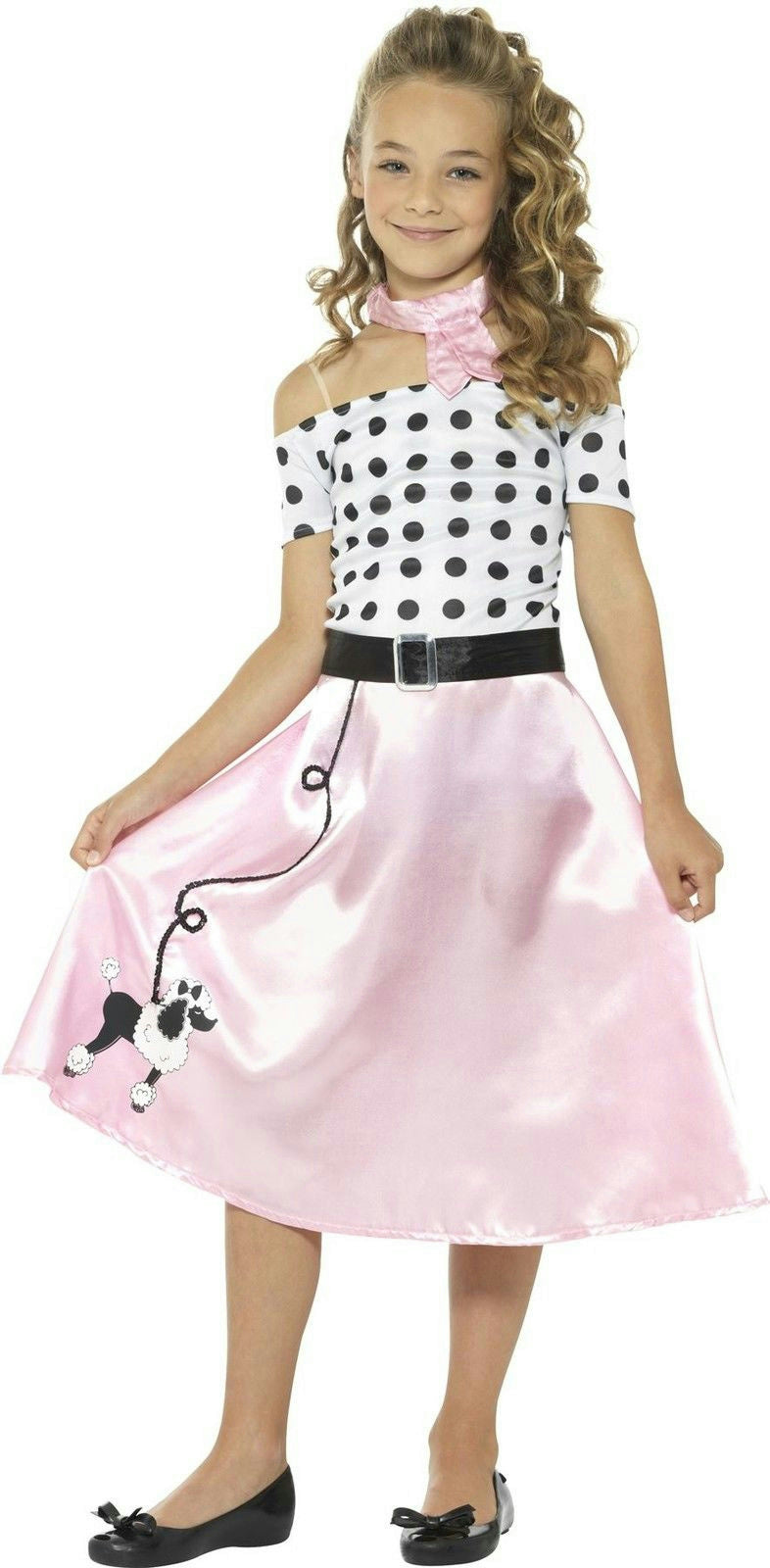 Smiffy's 50's Poodle Girl Child Costume Sz Large
