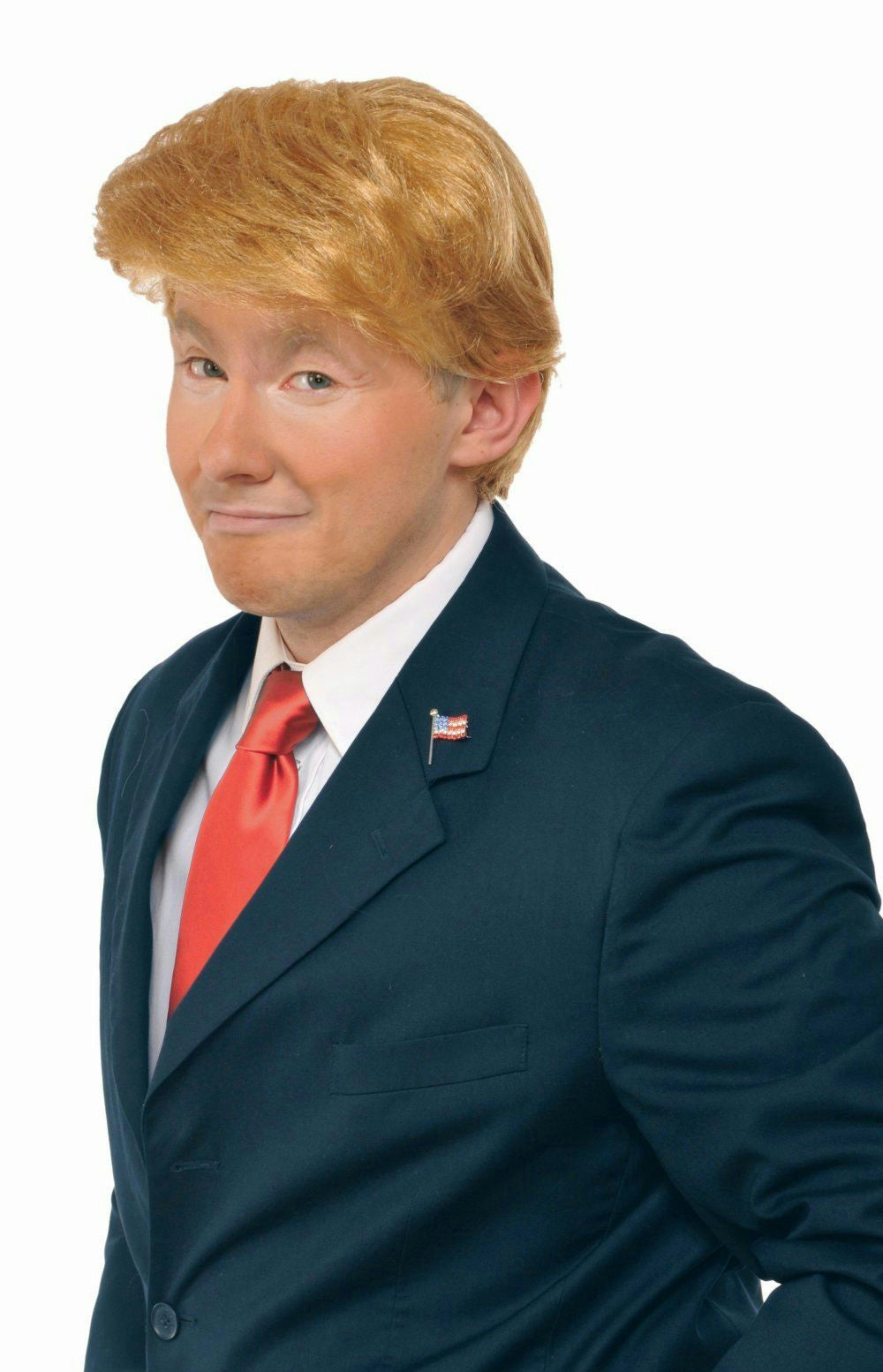 MR. BILLIONAIRE Donald Trump You're Fired Adult Costume Wig