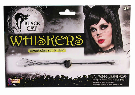 Black Cat Whiskers Costume Accessory 78371