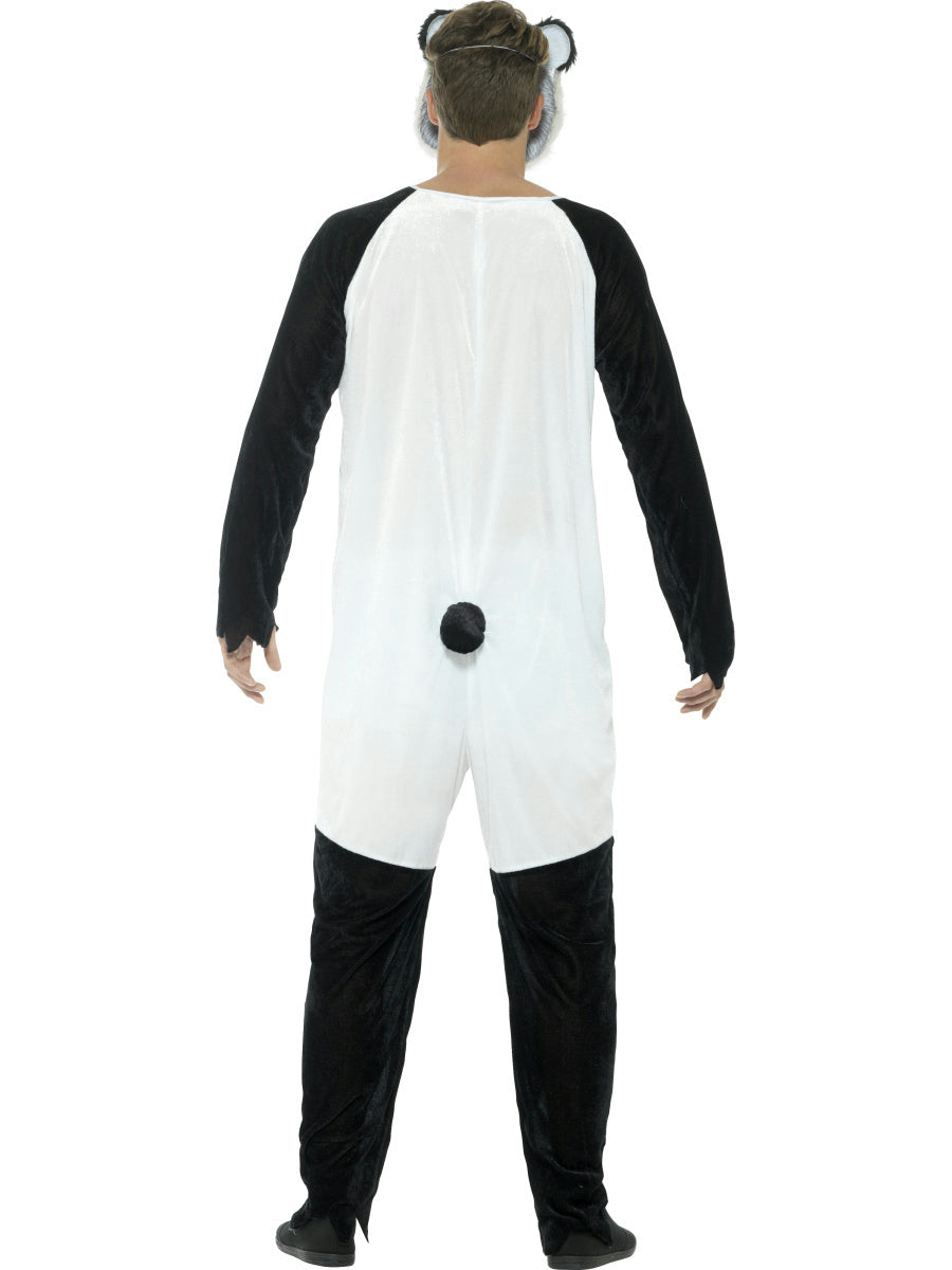 Smiffy's Men's Deluxe Zombie Panda Adult Costume and Mask Size Large Gory