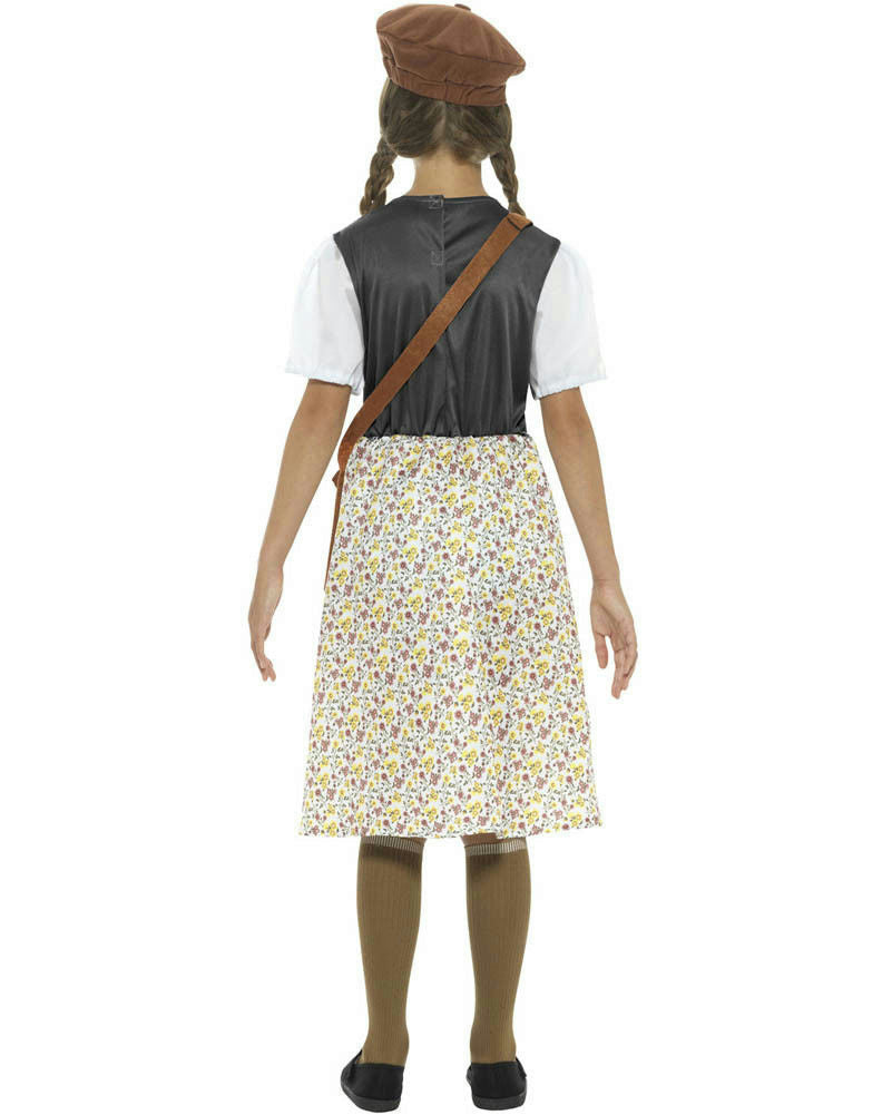 Smiffy's Evacuee School Girl Child Costume Sz Small