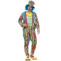 Smiffys Men's Deluxe Patchwork Clown Adult Costume Size Medium