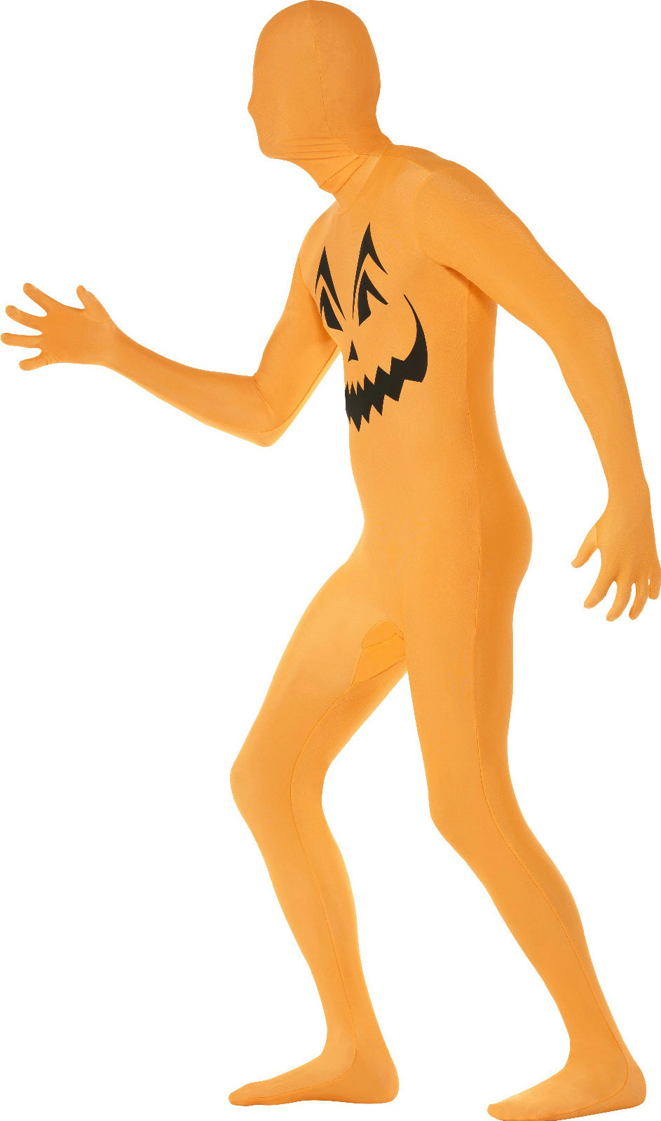 Pumpkin Second Skin Adult Costume Size Medium