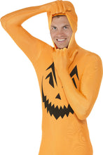 Load image into Gallery viewer, Pumpkin Second Skin Adult Costume Size Small
