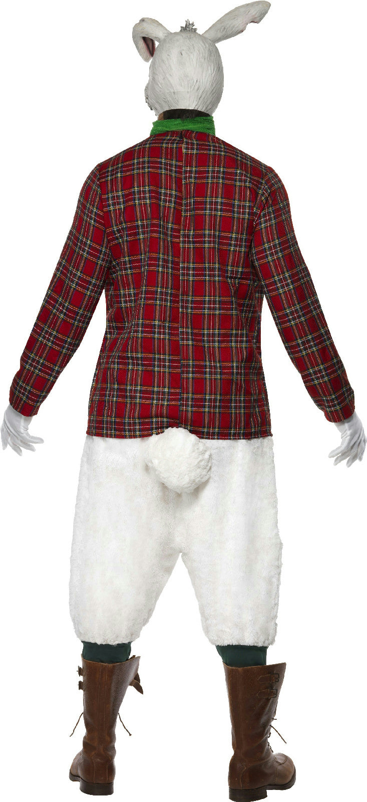 Men's Rabid Rabbit Costume Jacket Top Cravat and Trousers With Mask Size Large