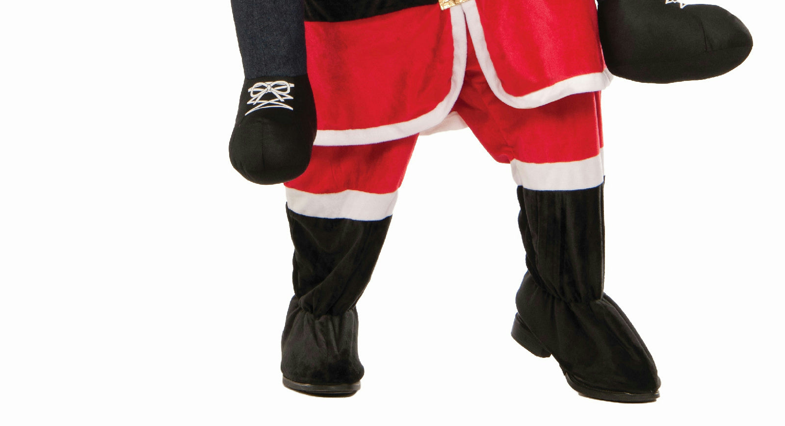 Special Delivery From Santa Man Riding Santa Claus Christmas Mascot Costume