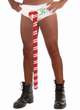 Load image into Gallery viewer, Forum Men&#39;s Novelty Christmas Candy Cane Wanna Lick My Stick Stud Undies Gag
