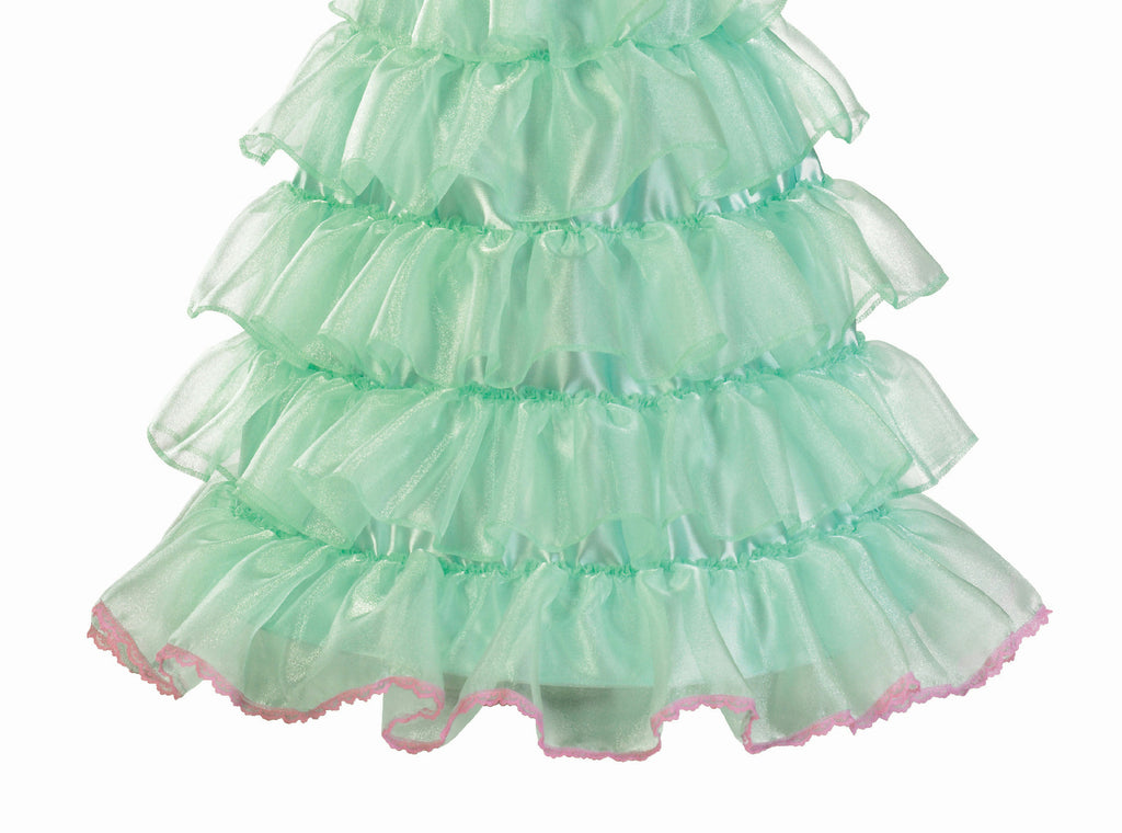 Turquoise Southern Belle Child Deluxe Costume Small 4-6