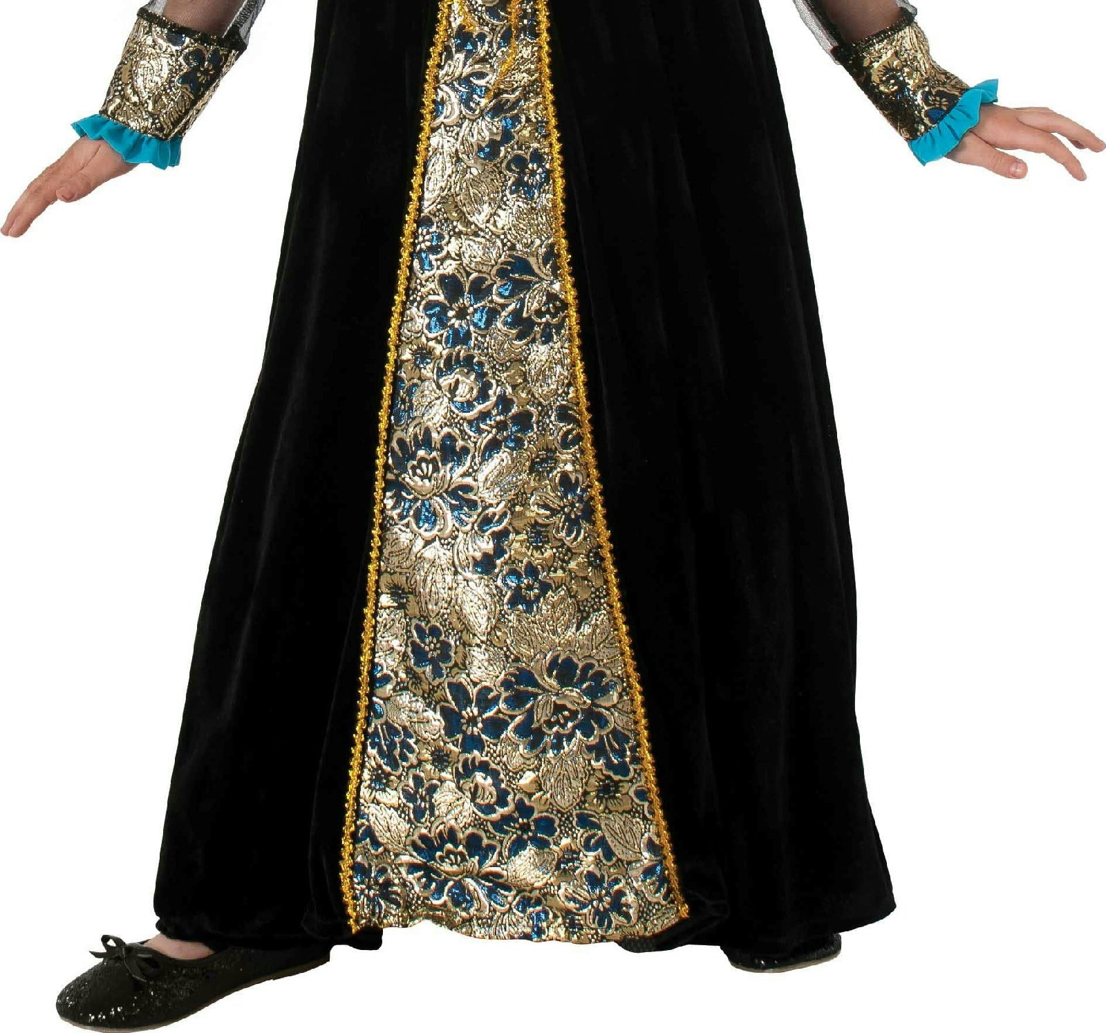 Black Camelot Princess Child Costume Dress and Tiara Size Small 4-6