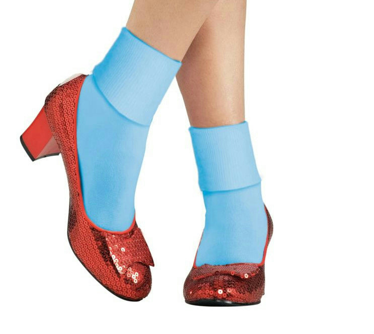 Dorothy Adult Ruby Slippers Costume Shoes Size Large 9-10