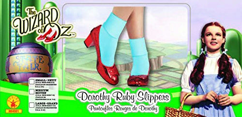 Dorothy Adult Ruby Slippers Costume Shoes Size Small 5-6