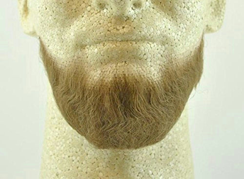 Lt Brown Human Hair Goatee Chin Beard Costume Beard 2023
