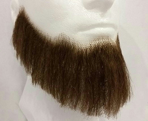 Medium Brown Human Hair Full Character Professional Costume Beard 2024